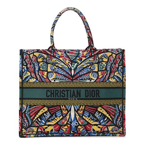 dior tote bag black|christian Dior canvas book tote.